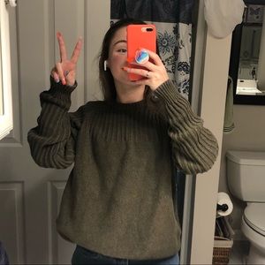 Dark Green Columbia Sweater